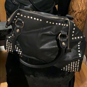 Black Satchel Handbag